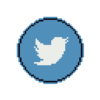 Pixel Twitter Icon