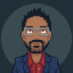 Pixel Art Omen Portrait